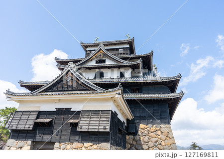 島根県 国宝松江城の天守閣 島根県 国宝松江城の天守閣 127169811