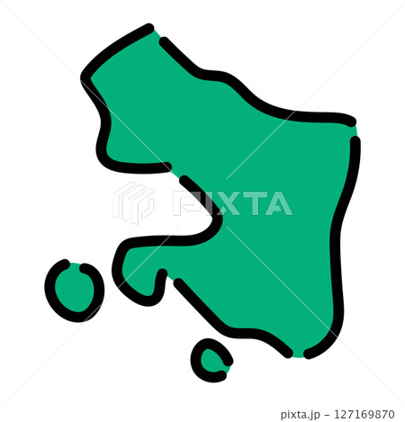 手書き_アゼルバイジャン_ガザフ_ベクター素材 127169870