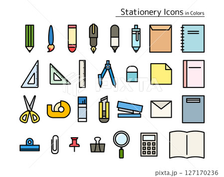 文具_カラーアイコン 127170236