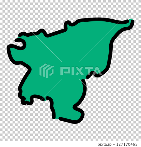 手書き_アゼルバイジャン_トヴズ_ベクター素材 127170465