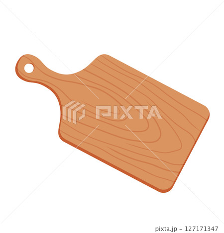 Wooden cutting board showcases craftsmanship and natural wood grain detail Wooden cutting board showcases craftsmanship and natural wood grain detail 127171347