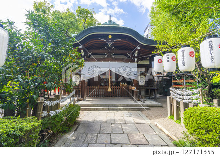 堀越神社 本殿(大阪府大阪市天王寺区茶臼山町) 堀越神社 本殿(大阪府大阪市天王寺区茶臼山町) 127171355