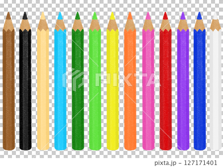 色鉛筆のイラスト 127171401