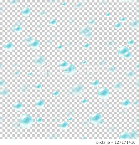 Bubbles watercolor or soapy circles seamless pattern. Abstract ornament. Illustration isolated from background. For wrapping paper, scrapbooking, packaging, textile in sea theme, cleaning agent Bubbles watercolor or soapy circles seamless pattern. Abstract ornament. Illustration isolated from background. For wrapping paper, scrapbooking, packaging, textile in sea theme, cleaning agent 127171410