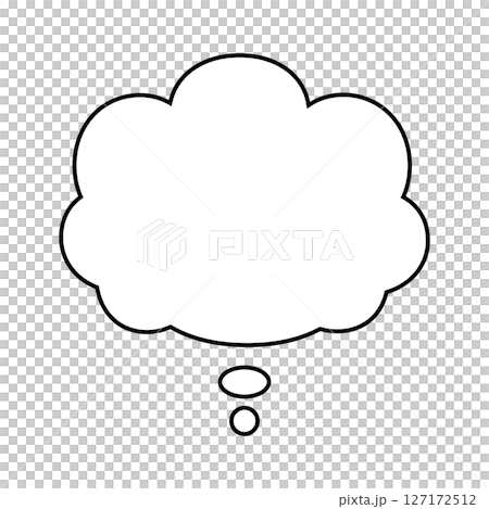 簡單的語音氣泡圖-蓬鬆 127172512