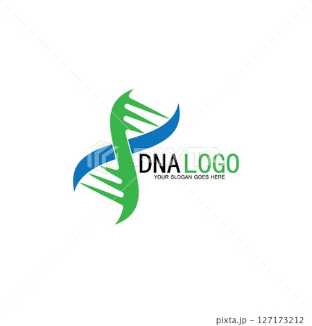 DNA vector logo design template.modern medical logotype.laboratory science icon symbol.colorful pharmacology sign-vector DNA vector logo design template.modern medical logotype.laboratory science icon symbol.colorful pharmacology sign-vector 127173212