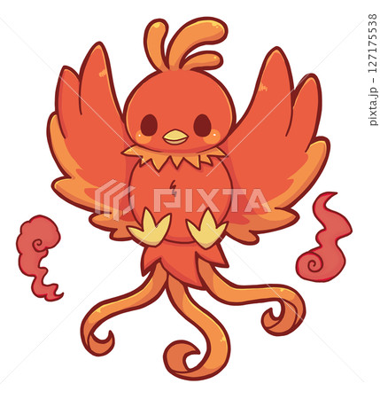 中国神話の朱雀・火の玉あり 127175538