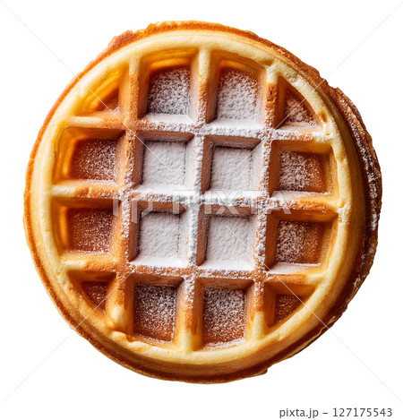 丸いワッフル 127175543