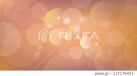 Abstract multicolored blurred bokeh on red background - Vector 127176453