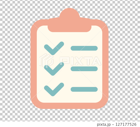 Cute and simple medical record vector illustration icon Cute and simple medical record vector illustration icon 127177526