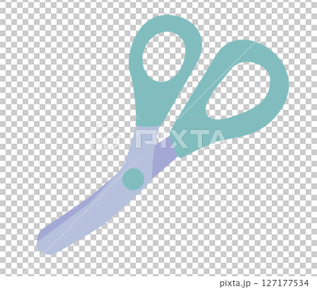 可愛くてシンプルなナース用ハサミのベクターイラストアイコン 127177534