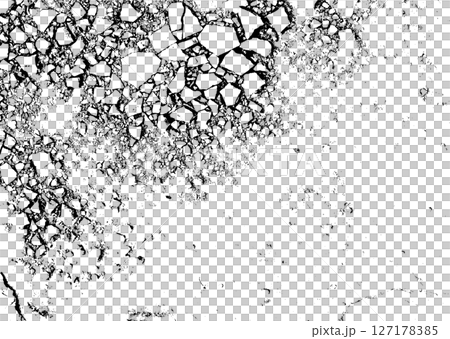 Distressed Cracked Texture transparent 127178385