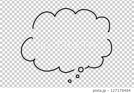 思考的演講泡棉向量 思考的演講泡棉向量 127178484