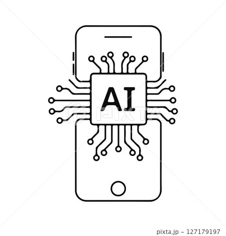 AI Powered Smartphone. Future of Mobile Technology. 127179197