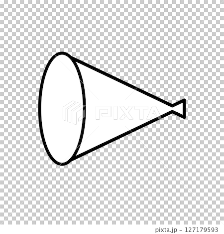 簡單的擴音器圖標 簡單的擴音器圖標 127179593