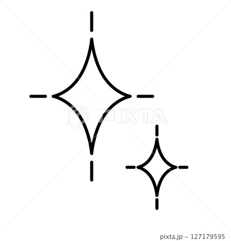 シンプルなキラキラのアイコン 127179595