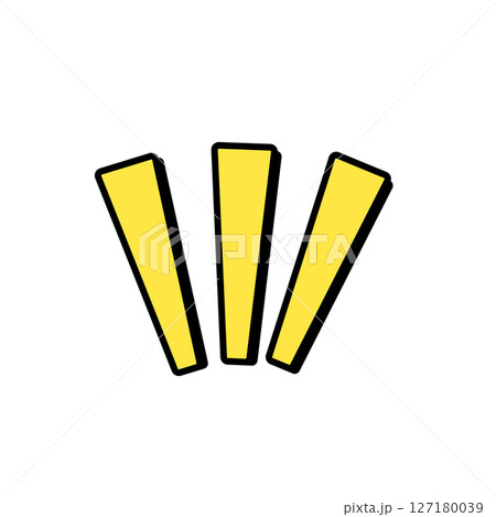 黄色の強調マークアイコン 127180039