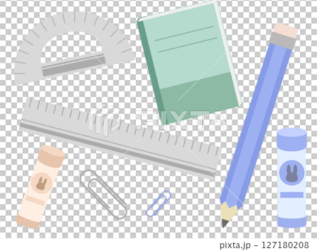 Stationery set in soft colors Stationery set in soft colors 127180208