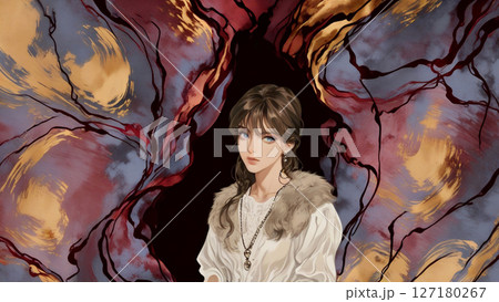 女の精神世界　AI生成素材 127180267