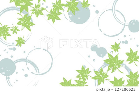 爽やかな水彩風金魚　夏　和紙 127180623