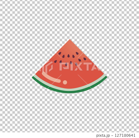 1/4 of a shiny watermelon 127180641