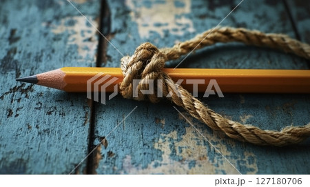 えんぴつとロープ えんぴつとロープ 127180706