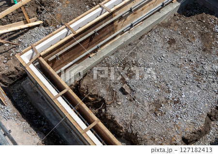 住宅建設素材　基礎 127182413