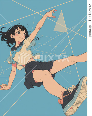 浮遊する女子高生 127182942
