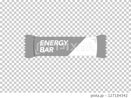 Energy bar illustration front 127184342