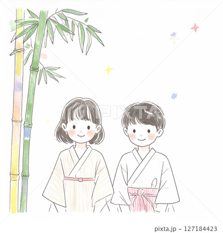 七夕のイラスト素材 七夕のイラスト素材 127184423