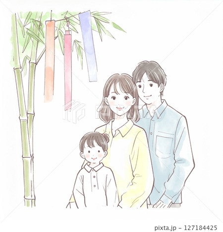 七夕のイラスト素材 七夕のイラスト素材 127184425