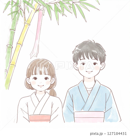 七夕のイラスト素材 127184431