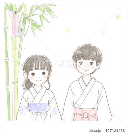 七夕のイラスト素材 七夕のイラスト素材 127184438