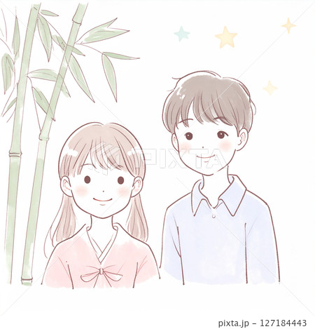 七夕のイラスト素材 七夕のイラスト素材 127184443