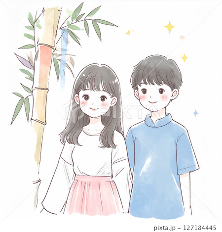 七夕のイラスト素材 127184445