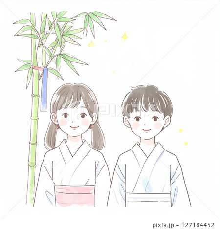 七夕のイラスト素材 127184452