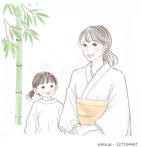 七夕のイラスト素材 七夕のイラスト素材 127184467