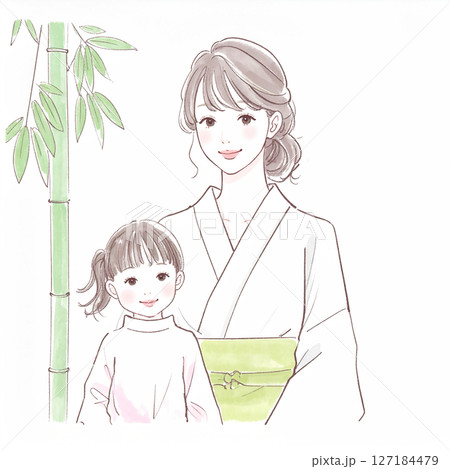 七夕のイラスト素材 127184479