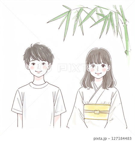 七夕のイラスト素材 127184483