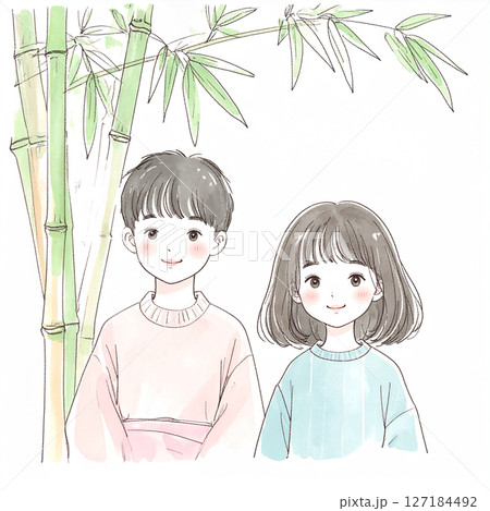 七夕のイラスト素材 127184492