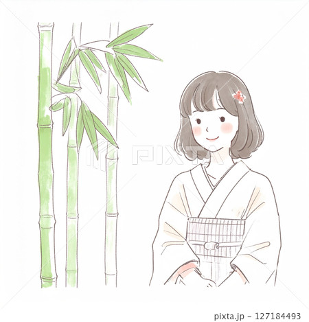 七夕のイラスト素材 七夕のイラスト素材 127184493
