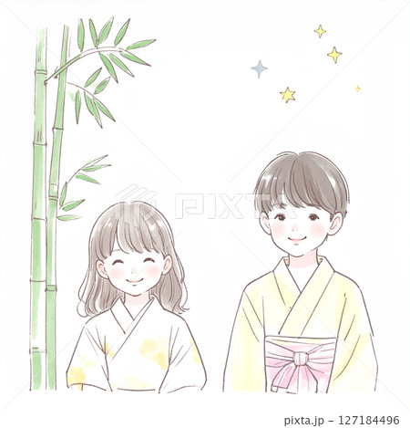 七夕のイラスト素材 七夕のイラスト素材 127184496