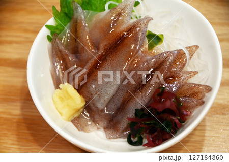 ホタルイカの刺身 ホタルイカの刺身 127184860