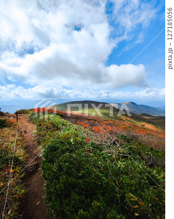 秋の栗駒山登山（栗駒山～秣岳） 127185056