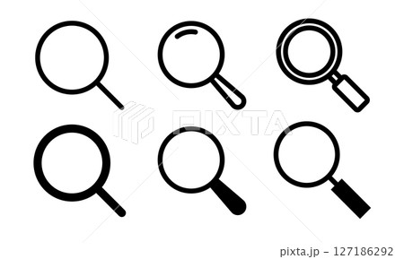 検索アイコンセット search 127186292