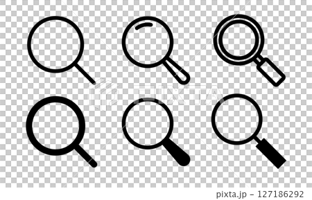 検索アイコンセット search 127186292
