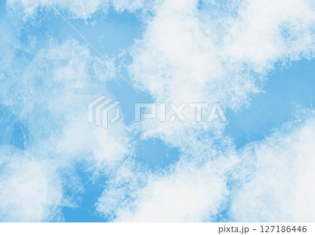 抽象的　水彩和紙パターン　背景　素材 127186446