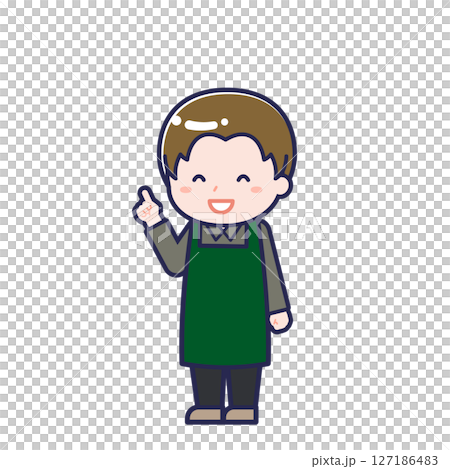 Restaurant staff / diagonal / male 13 127186483