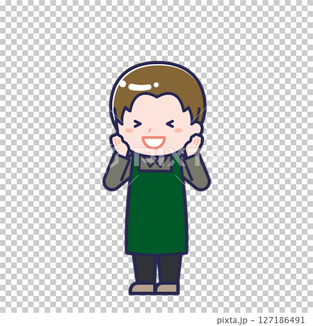 餐廳工作人員/對角線/男性 21 127186491