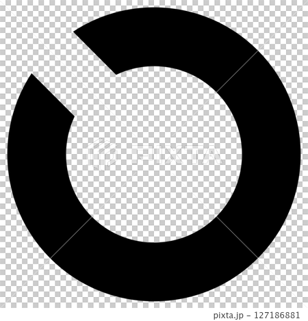 左上が開いたランドルト環です。 左上が開いたランドルト環です。 127186881